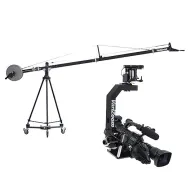 VariZoom VZ-SNAPCRANE12-100 4 metru motorizēts kameru krāns ar CT-100 smago statīvu un VZ-MC100 pan/tilt galvu profesionālai filmēšanaiVariZoom VZ-SNAPCRANE12-100 4 metru motorizēts kameru krāns ar CT-100 smago statīvu un VZ-MC100 pan/tilt galvu profesionālai filmēšanai