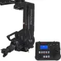 Varizoom VZ-SNAPCRANE16-100 professional camera crane with Cinema Pro Jr K3 remote control head, extended arm for 5.3m reach, modular design and precision motion control system