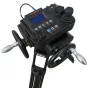 VariZoom VZCINEMAPRO-K1 Cinema Pro Remote Head with control console and encoded hand wheels for precise pan and tilt adjustments, front view