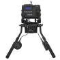 Управляемая головка VariZoom VZCINEMAPRO-K2 для камеры с кодированными панорамными штангами, вид сверху на пульт управления с цифровым дисплеем и джойстиком для точного 5-осевого управления