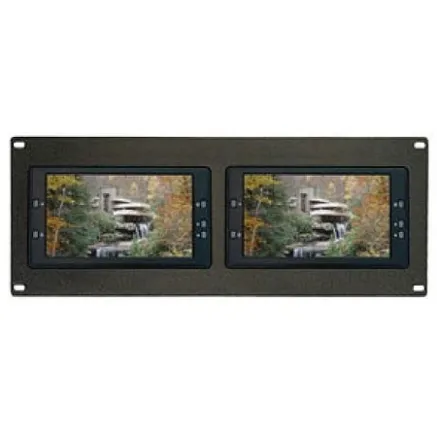Varizoom VZCON7DUAL Dual 7-inch Rackmount Monitor