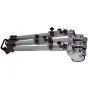 VariZoom VZD50 Video Dolly with adjustable tripod clamps, wheel brakes, and a compact foldable design for smooth camera movement