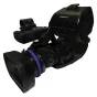 Универсальный зажимной адаптер Varizoom VZDGU с зубчатым венцом 32DP для профессиональных видеолинз, вид сбоку с надежной установкой на объектив с помощью зажима