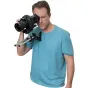 Varizoom VZDIGIVIEW DSLR electronic viewfinder with 3x magnification and -2.75 diopter correction mounted on a Canon DSLR camera for enhanced precision and comfort in bright conditions