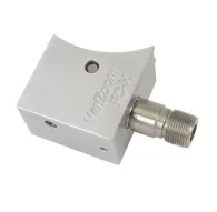 Varizoom VZFGBX focus block for Canon 16x lenses featuring a threaded connector and engraved branding for precision controlVarizoom VZFGBX focus block for Canon 16x lenses featuring a threaded connector and engraved branding for precision control