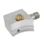 VariZoom VZFGBX focus block for Canon 16x lenses featuring a brass gear and threaded mount for precise manual focus adjustments