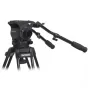 VariZoom VZFH100HANDLE replacement grip for fluid head with ergonomic design for precise control and dual mounting setup