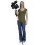 Varizoom VZ-FP FlowPod 3-in-1 stabilizators rokas režīmā ar montētu kameru, ideāli piemērots gludai videofilmēšanai un daudzpusīgai DSLR atbalstam