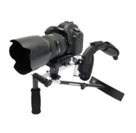 VariZoom VZ-LSP profesionāla kameras pleca atbalsts ar regulējamu ergonomisku jostu, alumīnija rāmi un stingru rokturi DSLR un videokamerām līdz 3,6 kgVariZoom VZ-LSP profesionāla kameras pleca atbalsts ar regulējamu ergonomisku jostu, alumīnija rāmi un stingru rokturi DSLR un videokamerām līdz 3,6 kg