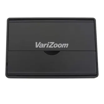 Защитный козырек VariZoom VZM5HD для монитора VariZoom VZM5 - вид спереди с логотипом VariZoom