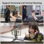 SmallRig 3384D all-in-one video kit in vertical and horizontal handheld modes with smartphone mounted for versatile mobile filming