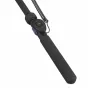 Varizoom VZMZB zoom remote control for HD monitors, featuring ergonomic buttons and a coiled cable for easy integration with tripods or camera rigs.