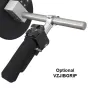 VariZoom VZPGC Canon objektīvu zoom kontrolleris ar opciju VZJIBGRIP ergonomisko rokturi, kas aprīkots ar divkāršu zoom rokera un ātruma regulētāju precīzai objektīvu kontrolei