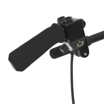 VariZoom VZPG-C20 pistol-grip zoom controller for Canon CN-E 18-80mm lenses featuring ergonomic rocker and speed dial