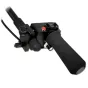 VariZoom VZPROEX professional remote zoom control for Sony EX/PMW cameras featuring an ergonomic rocker and speed dial, black finish, clamp mount for secure attachment.