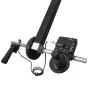 Varizoom VZQJ2K-CPJ professional camera jib crane with Cinema Jr remote head and ergonomic Jibstick Pro controller, top view of extended arm and control system