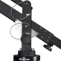 Varizoom VZQJ2K-CPJ QuickJib camera crane with CinemaPro Jr-K4 remote head – close-up side view of the telescoping arm and clamp system