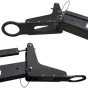 Varizoom VZQJ2K-CPJ QuickJib camera crane arm with CinemaPro Jr remote head attachment, featuring a tool-free clamp system and telescoping counterweight section