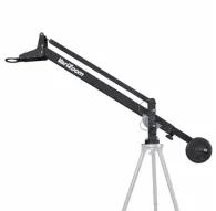 Varizoom VZQuickJIB kameras krāna roka ar teleskopisku asti un bezrīku fiķēšanas sistēmu, ideāla gludām kinomākslas uzņemšanām uz 100mm statīvaVarizoom VZQuickJIB kameras krāna roka ar teleskopisku asti un bezrīku fiķēšanas sistēmu, ideāla gludām kinomākslas uzņemšanām uz 100mm statīva