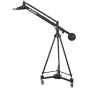 Varizoom VZQuickJibKit professional camera crane with TCR100 tripod and DCR100 dolly for smooth camera movements up to 50 lbs