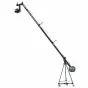 Varizoom VZSNAPCRANE16 professional 5.3-meter camera crane with TCR100 tripod and DCR200 dolly for smooth cinematic shots, 30 lb capacity, modular design