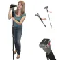 VariZoom VZSTEALTHPOD monopod with quick-release plate for DSLR cameras, extended for stable handheld shooting