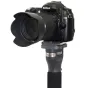 Телескопическая подставка Varizoom VZSTEALTHPOD с быстрозажимной платформой, поддерживающая Nikon DSLR камеру для стабильной съемки