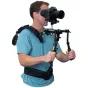 Система плечевой поддержки Varizoom VZSTINGRAY для DSLR-камеры в ручном режиме с двумя эргономичными рукоятками и противовесом для стабильной видеосъемки