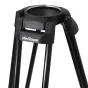 Varizoom VZT100A video tripod head with 100mm bowl mount and secure rubberized grip for professional camera stability