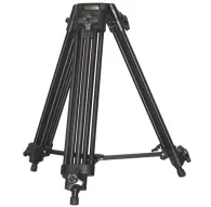 Varizoom VZT75A vieglais alumīnija videotripods ar 65mm montāžas loku, viduslīmeņa stabilizējošo konstrukciju un maināmiem gumijas/spīķu kājiņiem, iztur 410 mārciņas smagāku kameruVarizoom VZT75A vieglais alumīnija videotripods ar 65mm montāžas loku, viduslīmeņa stabilizējošo konstrukciju un maināmiem gumijas/spīķu kājiņiem, iztur 410 mārciņas smagāku kameru