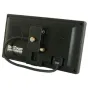 Varizoom VZTFT7 7-inch LCD video monitor rear view with built-in speaker grills, mounting bracket, and RCA video input port