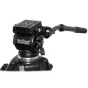 VariZoom VZTK75A-PLATE quick-release plate for TK75A tripod head featuring a secure handle and durable mounting surface for cameras or accessories