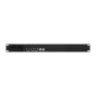 Blackmagic Design ATEM Monitoring Rack Panel 20 rear view with dual power inputs, 10G Ethernet ports, HDMI, and 12G-SDI outputs for SMPTE-2110 conversion