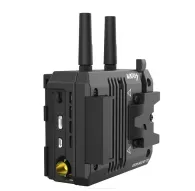 Vaxis ATOM 600 KV wireless video transmitter featuring dual antennas, OLED display, and SDI/HDMI ports for ultra-low latency 1080p60 transmission.Vaxis ATOM 600 KV wireless video transmitter featuring dual antennas, OLED display, and SDI/HDMI ports for ultra-low latency 1080p60 transmission.