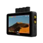 Vaxis ATOM A5 bezvadu 5.5 collu SDI/HDMI monitors ar 1080p skārienekrānu, kas rāda tiešraides video plūsmu un vadības elementus profesionālai video uzraudzībai