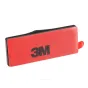 3M-branded red cold shoe mount adapter for camera accessories with black edges and loop detail
