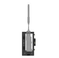 Vaxis VS23-TX-AB divvoltāžas bezvadu TX kārba ar diviem D-Tap portiem un ātri atbrīvojamu plātnīti 14.4V un 28V raidītājiem, augšskatsVaxis VS23-TX-AB divvoltāžas bezvadu TX kārba ar diviem D-Tap portiem un ātri atbrīvojamu plātnīti 14.4V un 28V raidītājiem, augšskats