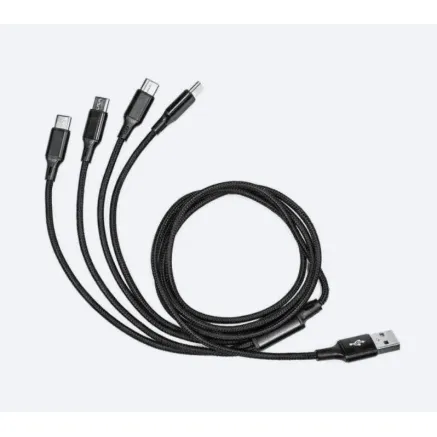 Vaxis L220415 Litecomm 1 uz 4 TypeC uzlādes kabelis