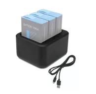 Vaxis LITECOMM 3-Pack Battery ChargerVaxis LITECOMM 3-Pack Battery Charger