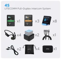 Vaxis LITECOMM Pilna-dupleksa Interkoms Sistēma 4SVaxis LITECOMM Pilna-dupleksa Interkoms Sistēma 4S