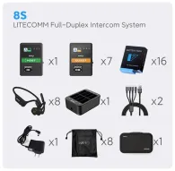 Vaxis LITECOMM Полудуплексная Интерком Система 8SVaxis LITECOMM Полудуплексная Интерком Система 8S