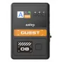 Vaxis Litecomm V1 Guest Controller с черным корпусом, оранжевой кнопкой «GUEST», цифровым дисплеем с надписями 'A' и 'GUEST 8', а также тремя подписанными кнопками (A, B, C). Компактный дизайн, подходящий для беспроводных коммун