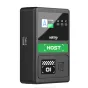 Vaxis Litecomm V1 Host Controller спереди с активным дисплеем, NFC-соединением и портом USB-C для зарядки беспроводных интерком-систем