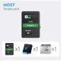 Комплект Vaxis Litecomm V1 Host Controller с беспроводным хабом интеркома, съемным аккумулятором 1720 мАч и руководством пользователя для связи на расстоянии до 350 метров