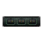 Blackmagic Design Media Dock Ultra front view featuring three empty BMM2 module slots for high-speed 100G Ethernet media collaboration