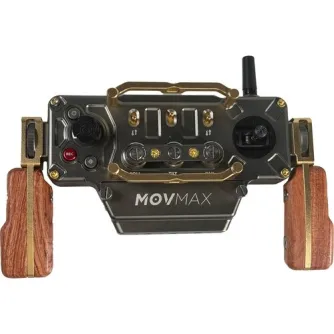 Vaxis Movmax INCONTROL bezvadu pults DJI Ronin stabilizatoriem ar 2.4GHz savienojumu, 150m diapazonu, noņemamām koka rokturiem un pielāgojamām kontroles zonām - augšējais skats