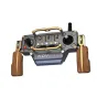 Vaxis Movmax INCONTROL wireless remote controller for DJI gimbals with wooden grips, carbon fiber joysticks, and customizable settings - top view