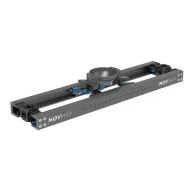 Vaxis MOVMAX Slider Elite 0.9m aluminum rail with Mitchell mount, friction-based carriage, brake/damper knobs, and dual 5/8-inch stand adapters for professional camera movementVaxis MOVMAX Slider Elite 0.9m aluminum rail with Mitchell mount, friction-based carriage, brake/damper knobs, and dual 5/8-inch stand adapters for professional camera movement