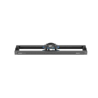 Vaxis MOVMAX Slider Elite 47.2 collu alumīnija kameras slīders ar Mitchella montāžu, bremžu un dempfera regulēšanu, kā arī divām 5/8 collu statīva adapterēm gludām slīdošajām uzņemšanām