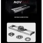 Vaxis MOVMAX 600mm profesionālais slīders ar 100mm čašu montāžu un precīziem alumīnija slīdrailsēm gludai kameras kustībai